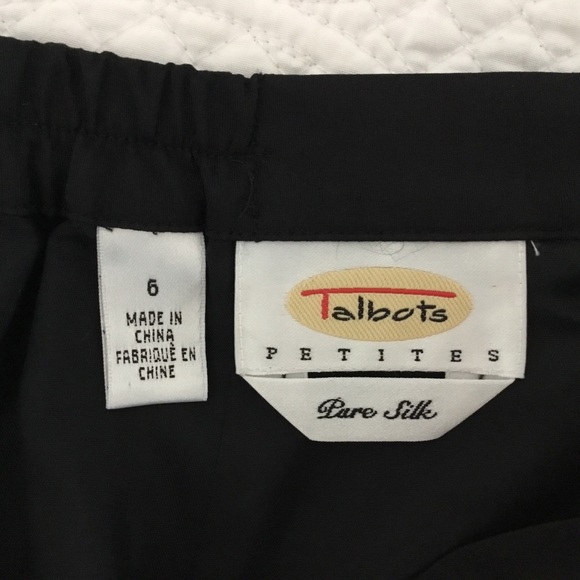 Talbots Petites SILK Skirt Suit FITS 4p VINTAGE - Picture 8 of 8